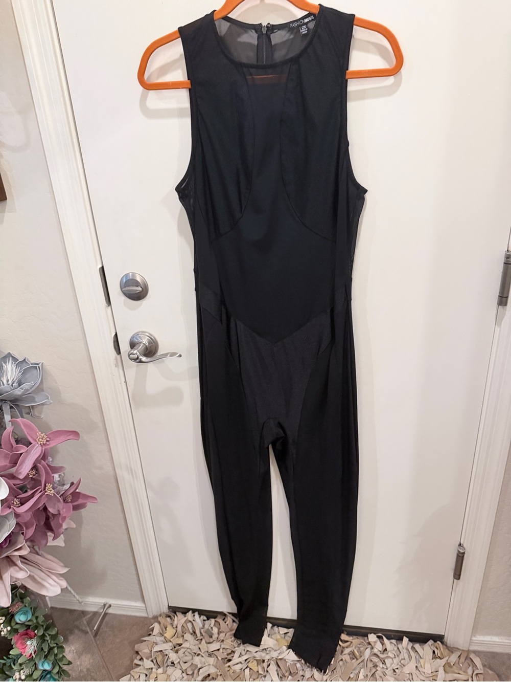 Fashion Nova Black Sleeveless Jumpsuit